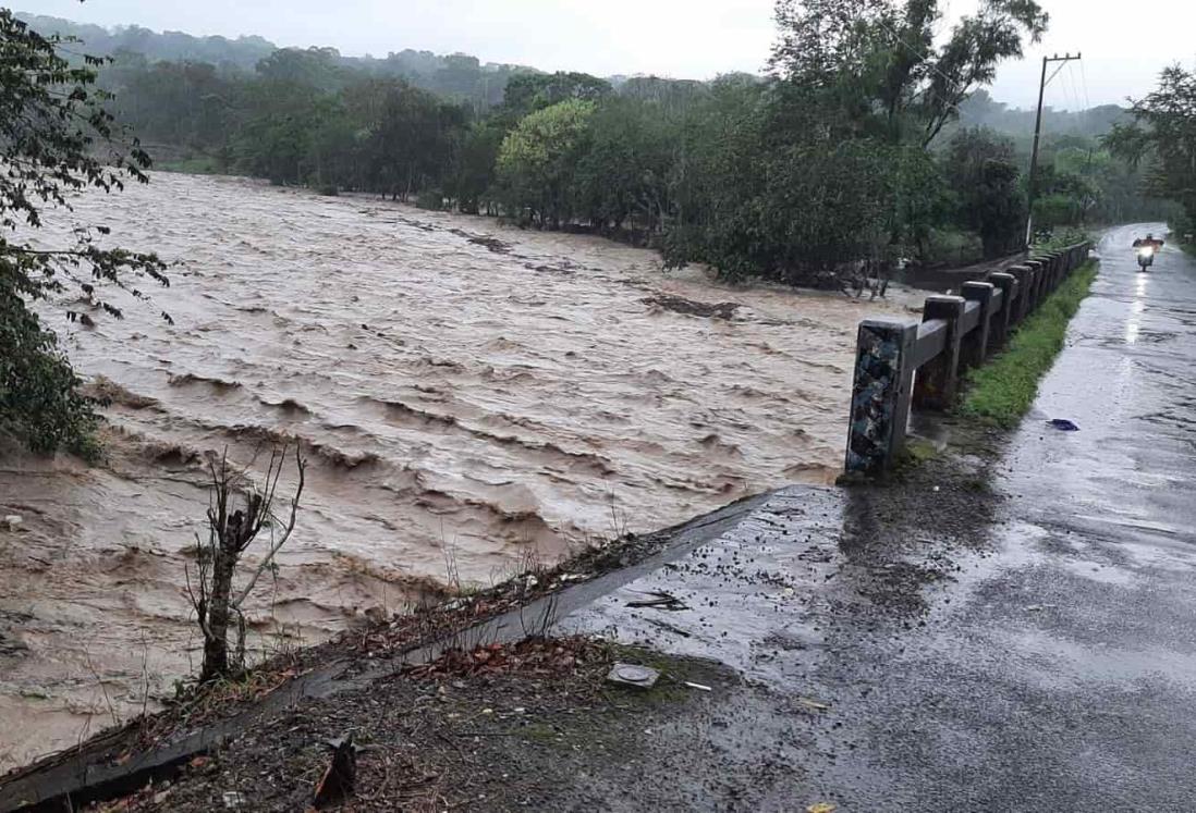 Alerta en Misantla por crecida de ríos aldeaños