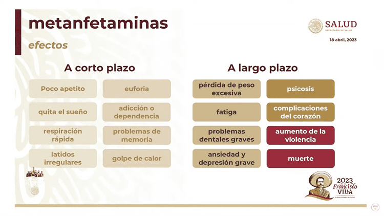 Consumo de cristal supera el del alcohol en México: López-Gatell