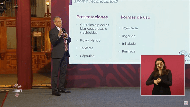 Consumo de cristal supera el del alcohol en México: López-Gatell