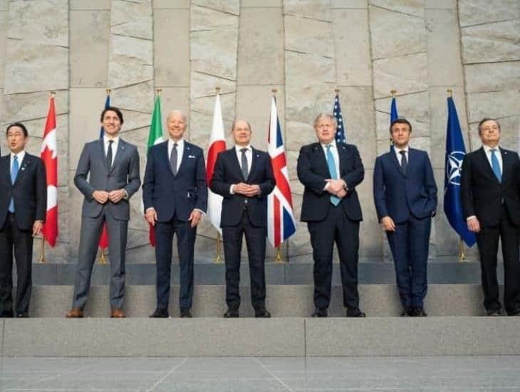 Acuerdan líderes del G7 enfrentar amenazas de China y Rusia