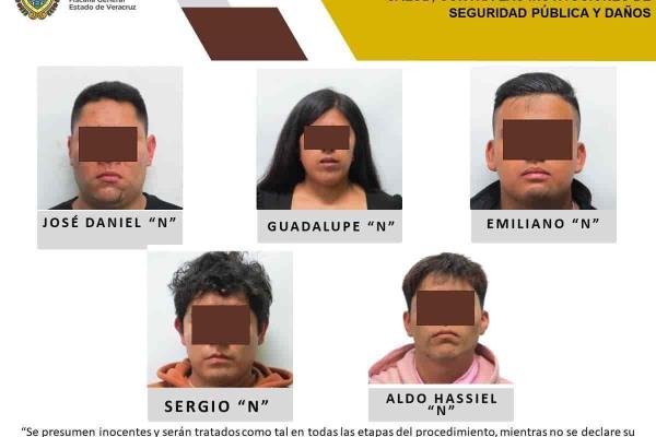 A proceso, 5 presuntos narcomenudistas en Ixtaczoquitlán