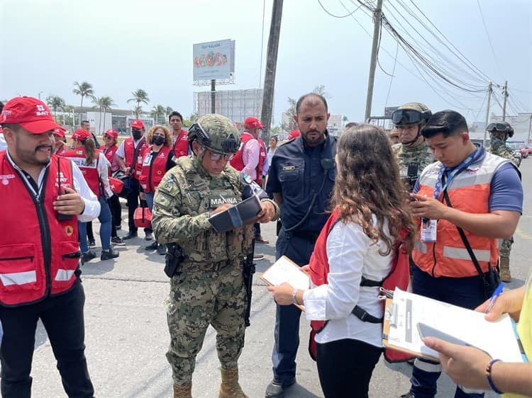 PC exhorta a edificios y oficinas de Boca del Río participar en simulacros