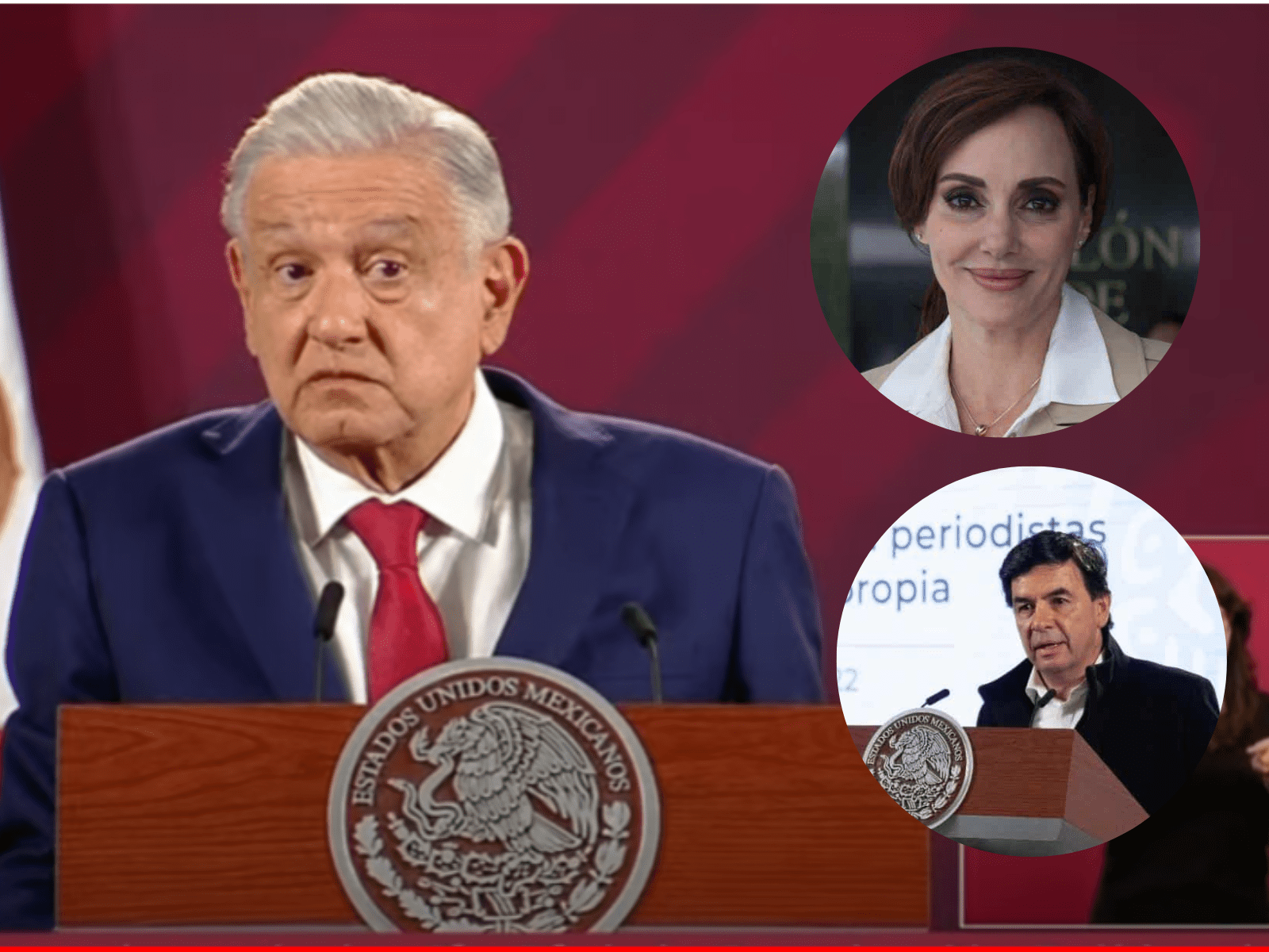 Buscaba provocar, AMLO por acosos de Lilly Téllez a Jesús Ramírez