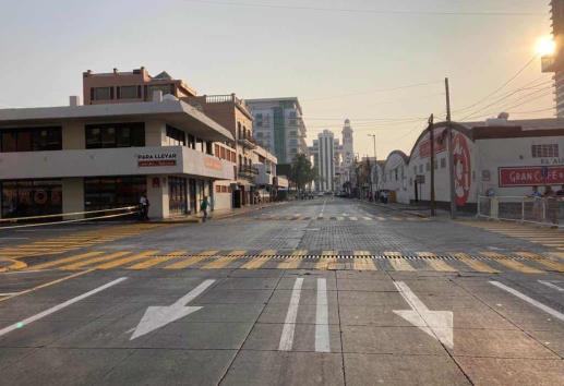 Caos en Centro Histórico de Veracruz por visita presidencial