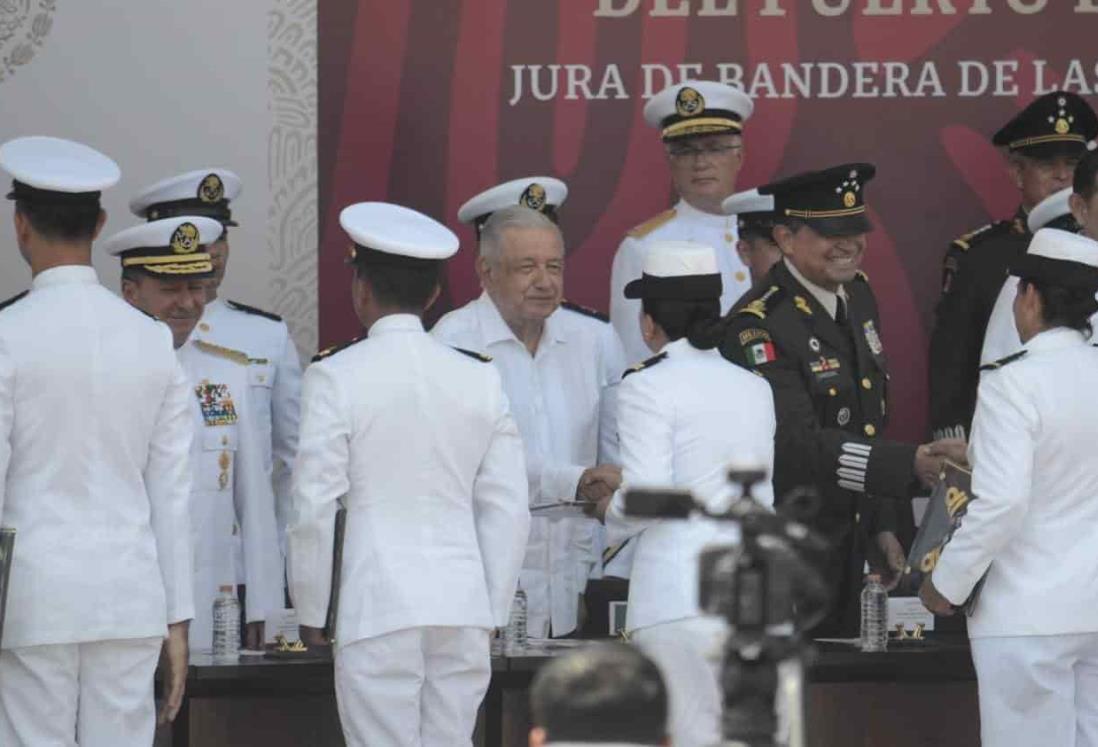 Encabeza AMLO el 109 aniversario de la Defensa Heroica del Puerto de Veracruz