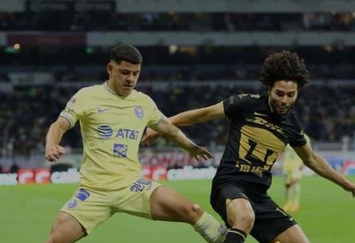 Aguerrido empate entre América  y Pumas en el Azteca