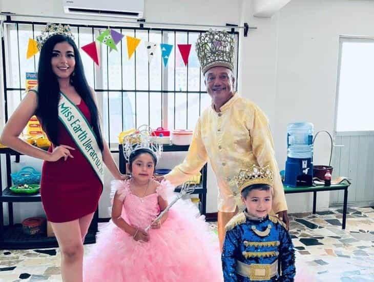 La niña Sara Alicia Vera Macías es coronada reina de la Primavera