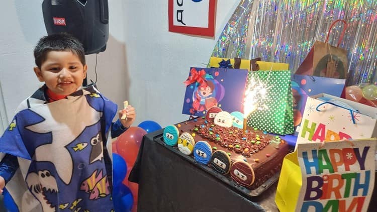 Emocionante fiesta acuática para Dieguito por sus cinco añitos