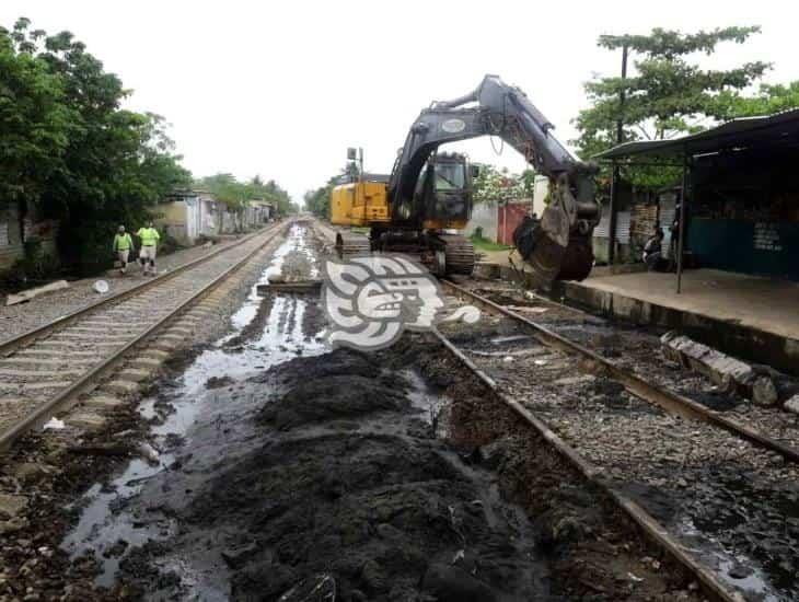 Benefician a los vecinos: limpian zona aledaña a vías del ferrocarril