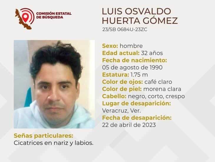 Luis Osvaldo lleva 3 días desaparecido en Veracruz; urge su localización