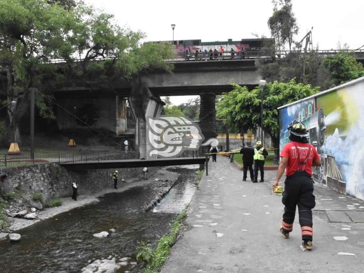 Localizan cadáver de hombre en río Orizaba; habría caído de puente