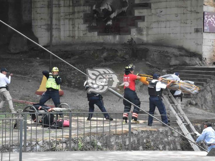 Localizan cadáver de hombre en río Orizaba; habría caído de puente