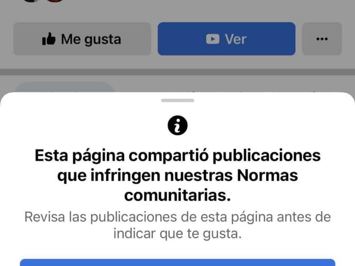 Esto es lo que sale cuando quieres seguir a Yeri Mua en Facebook