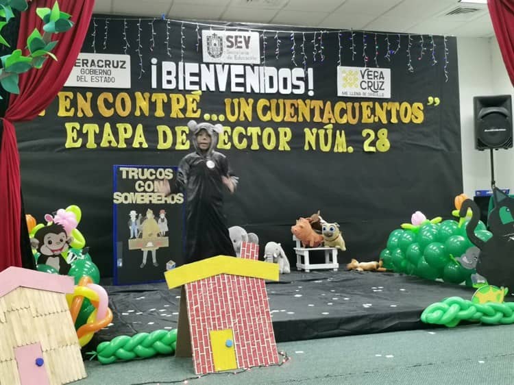 Niños de nivel primaria participan en concurso de cuenta cuentos (+Vídeo)