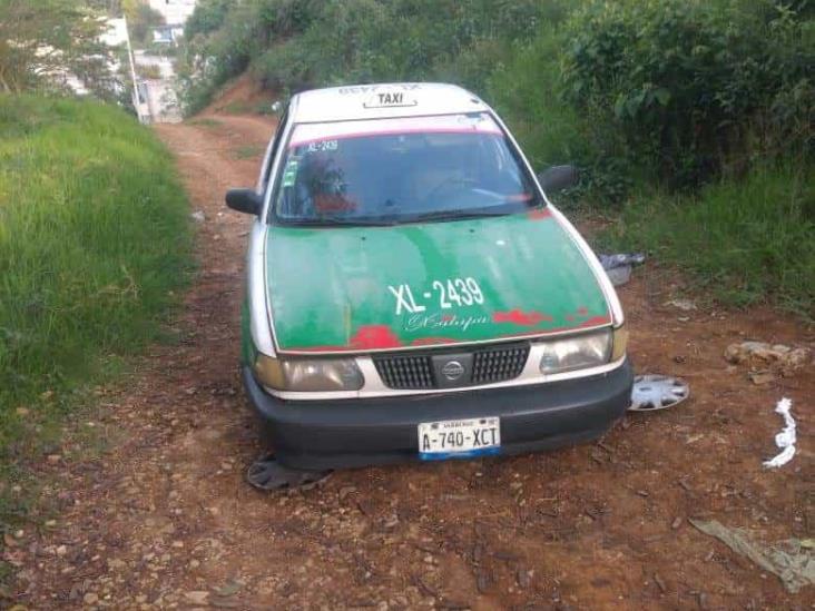 Desvalijan taxi en colonias 9 de Abril y Ejidal, en Xalapa