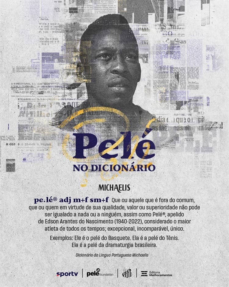 Entra la palabra Pelé a diccionario portugués