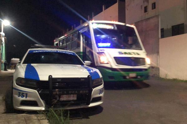 Agreden a cachazos a chofer de Saeta en Veracruz (+Video)