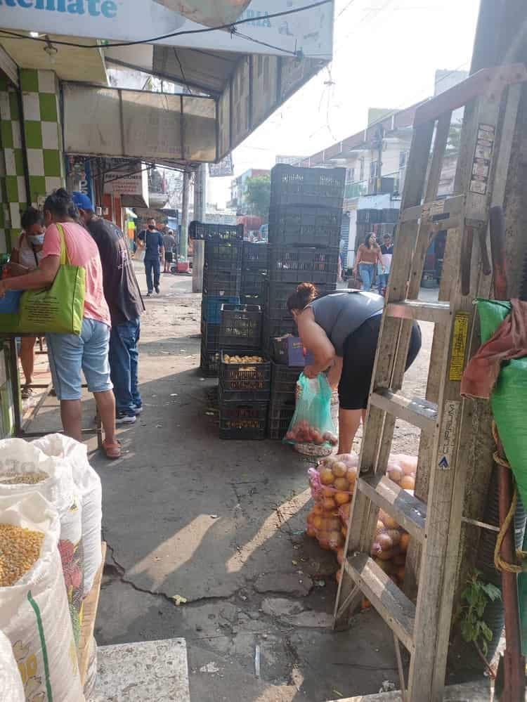 ¡Para ellos no es desperdicio! rescatan frutas y verduras en mercado de Veracruz