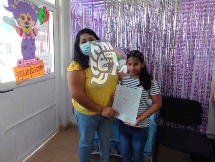 La pequeña Yelit de Jesús fue oficial del RC por un día