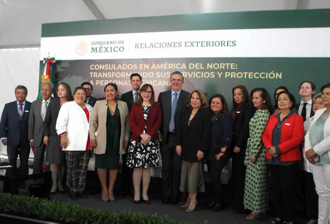 Ebrard anuncia transformaciones en los servicios consulares para expandir la protección a personas mexicanas en el exterior