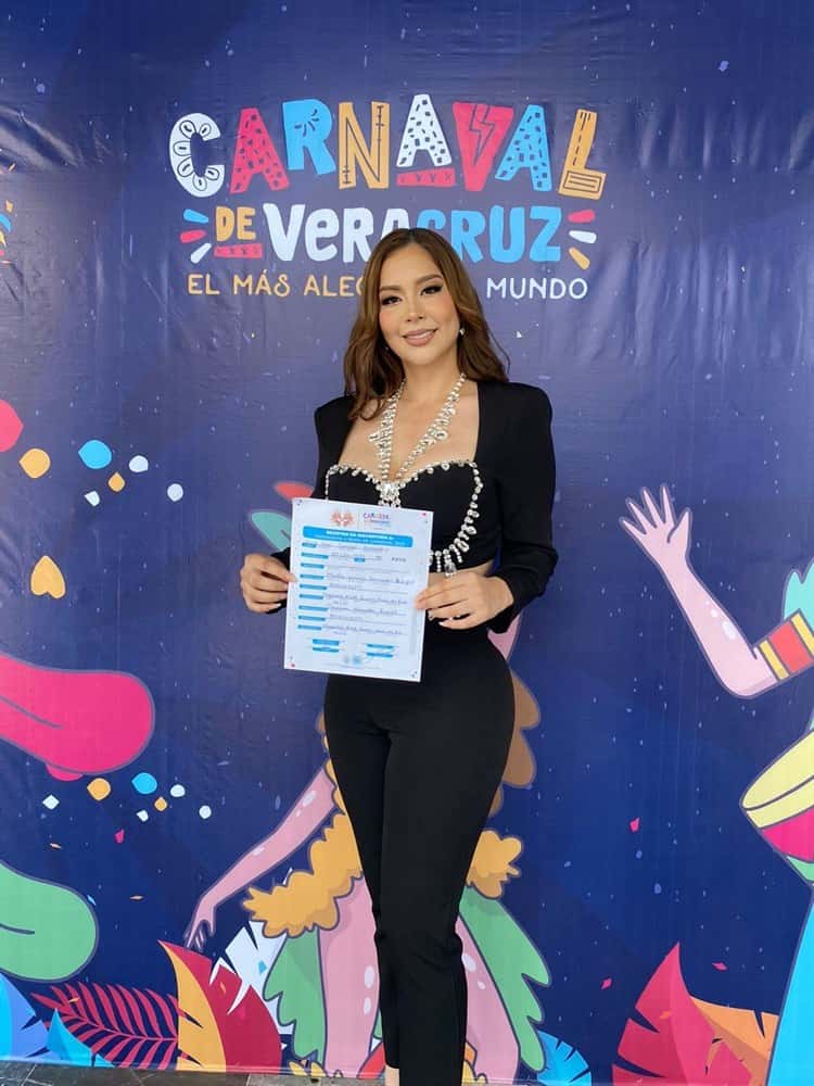 Itzel Cárdenas, nueva candidata a reina del Carnaval de Veracruz 2023