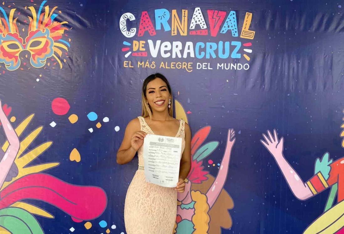 Pamela Aquino se inscribe para reina del Carnaval de Veracruz 2023