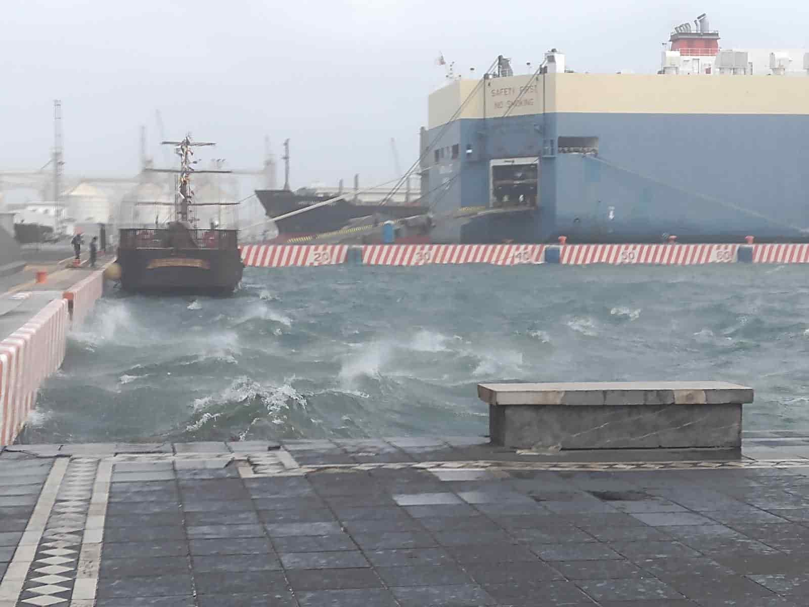 Norte en Veracruz supera los 123 km/h (+Video)