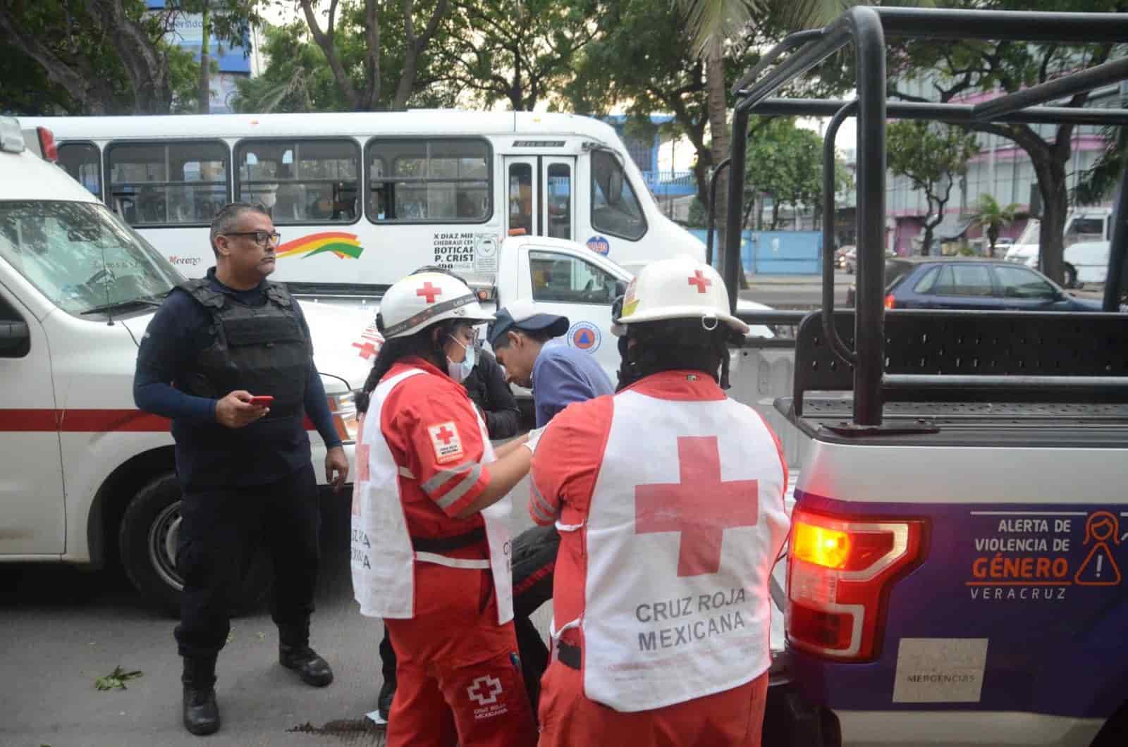 En riña, agreden a hombre con un machete en avenida de Veracruz(+Video)