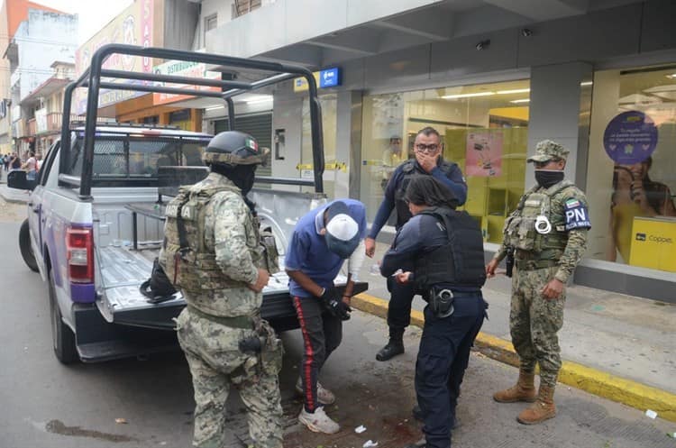 En riña, agreden a hombre con un machete en avenida de Veracruz(+Video)