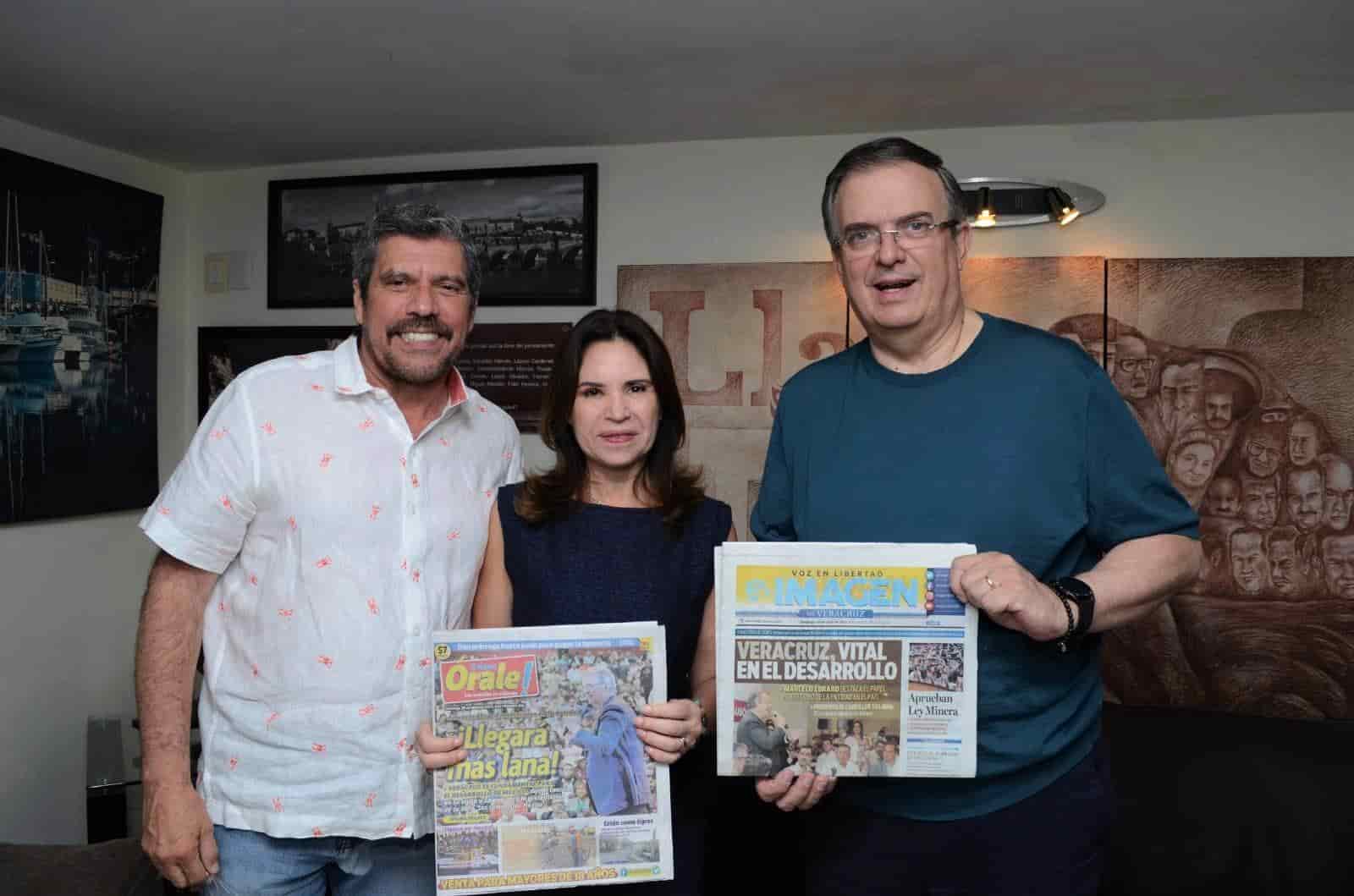 Marcelo Ebrard visita Imagen de Veracruz