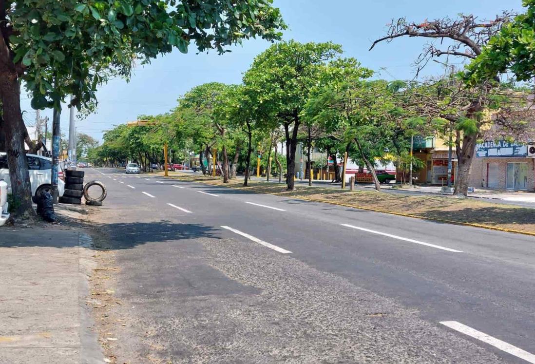 Vacío Veracruz: sin autos, camiones ni personas por Día del Trabajo