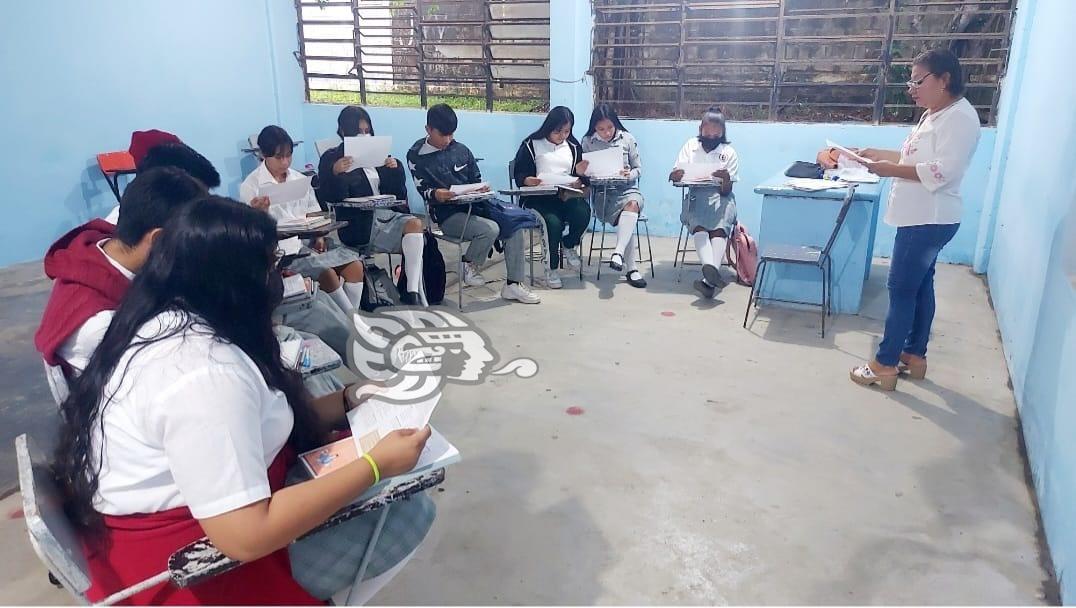 Secundaria General 2, única escuela de Agua Dulce en cubrir la totalidad de horas 