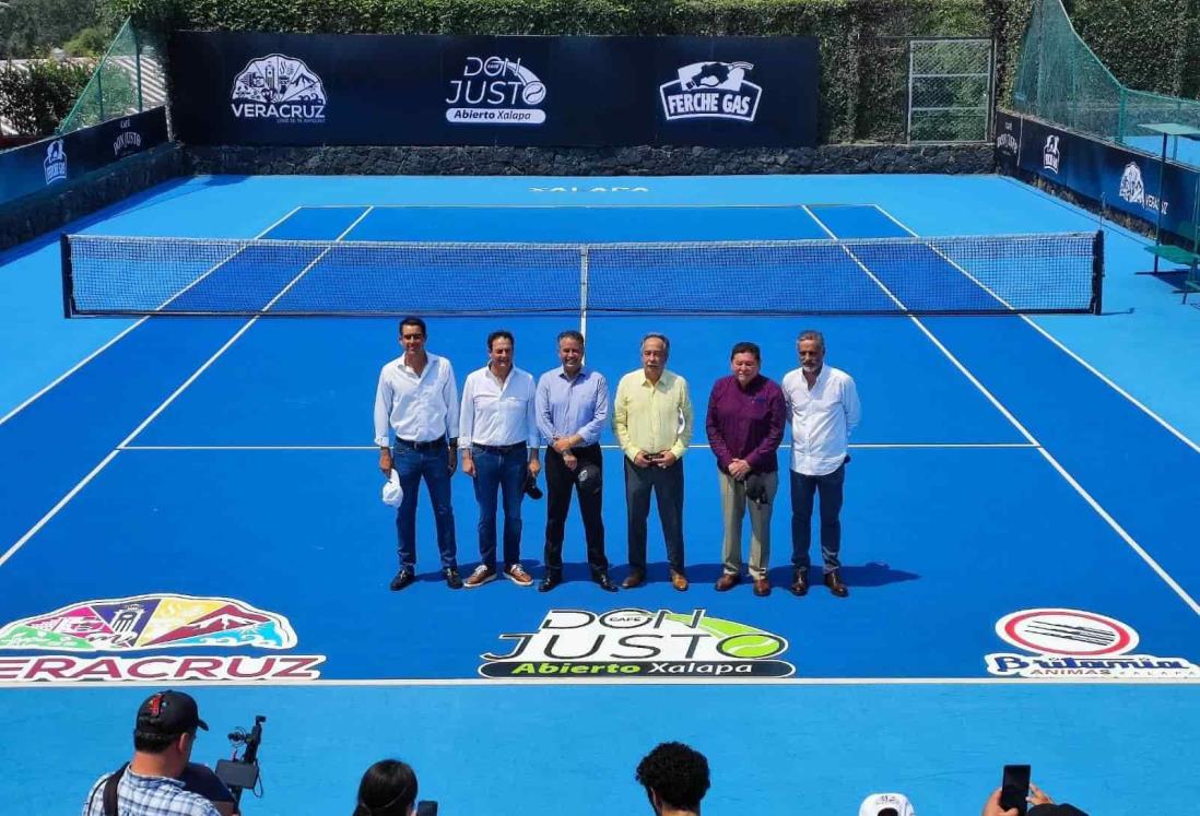 Presentan evento de tenis en Xalapa