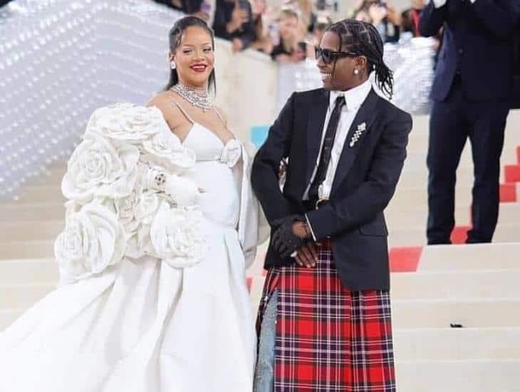 Rihanna cautivó a todos los espectadores de la Met Gala 2023