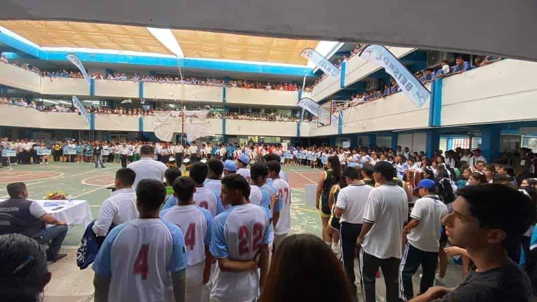 CETMAR realiza encuentro deportivo estatal; participan mil 500 estudiantes