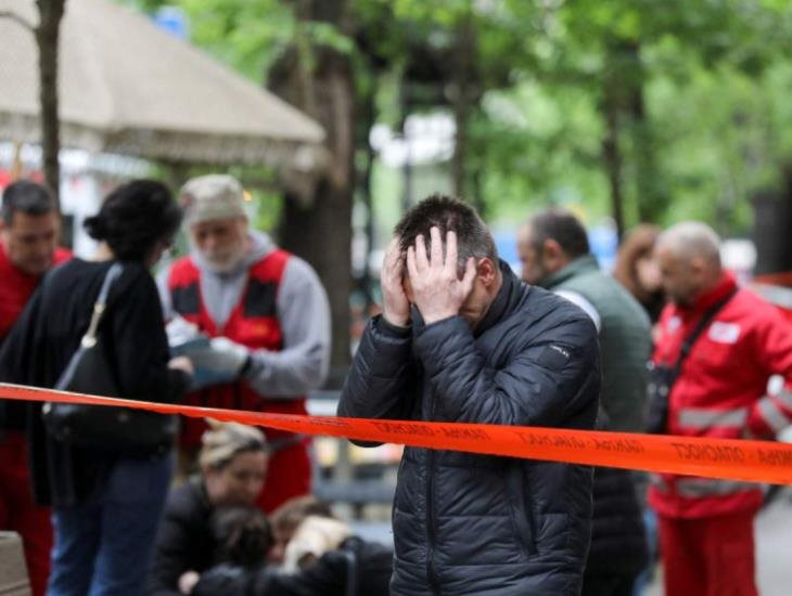 Joven de 14 años realiza tiroteo en escuela de Serbia (+Vídeo)