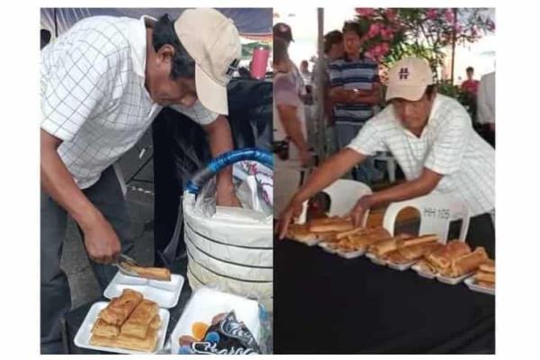 Golpe de suerte; así fue como José vendió de jalón más de 50 volovanes