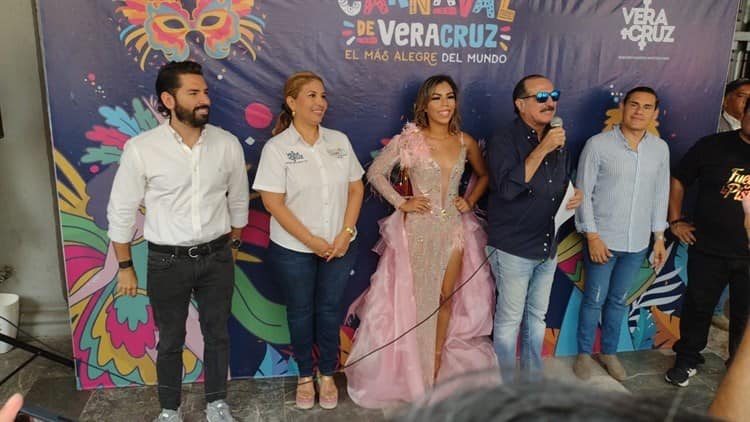 Pamela Aquino va por la corona del Carnaval de Veracruz 2023 con distintivo rosa (+Video)