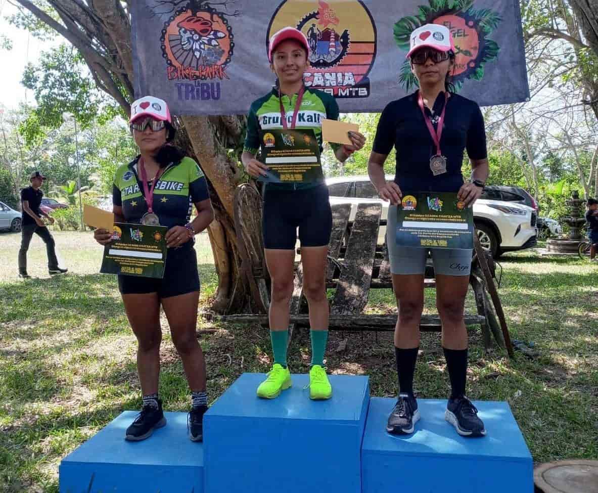 Kenia Rodríguez conquistó la 1a. Fecha del Campeonato de Ciclismo XCC Veracruz Sur 2023