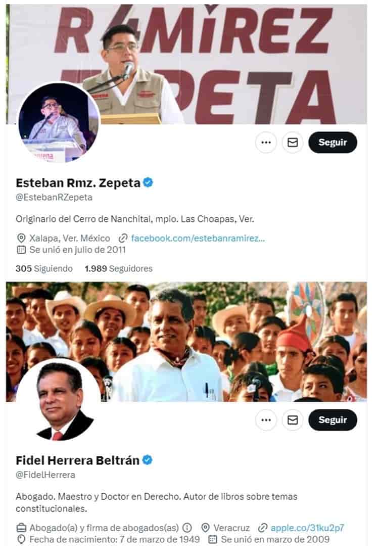 Políticos veracruzanos invierte en verificar sus cuentas de Twitter