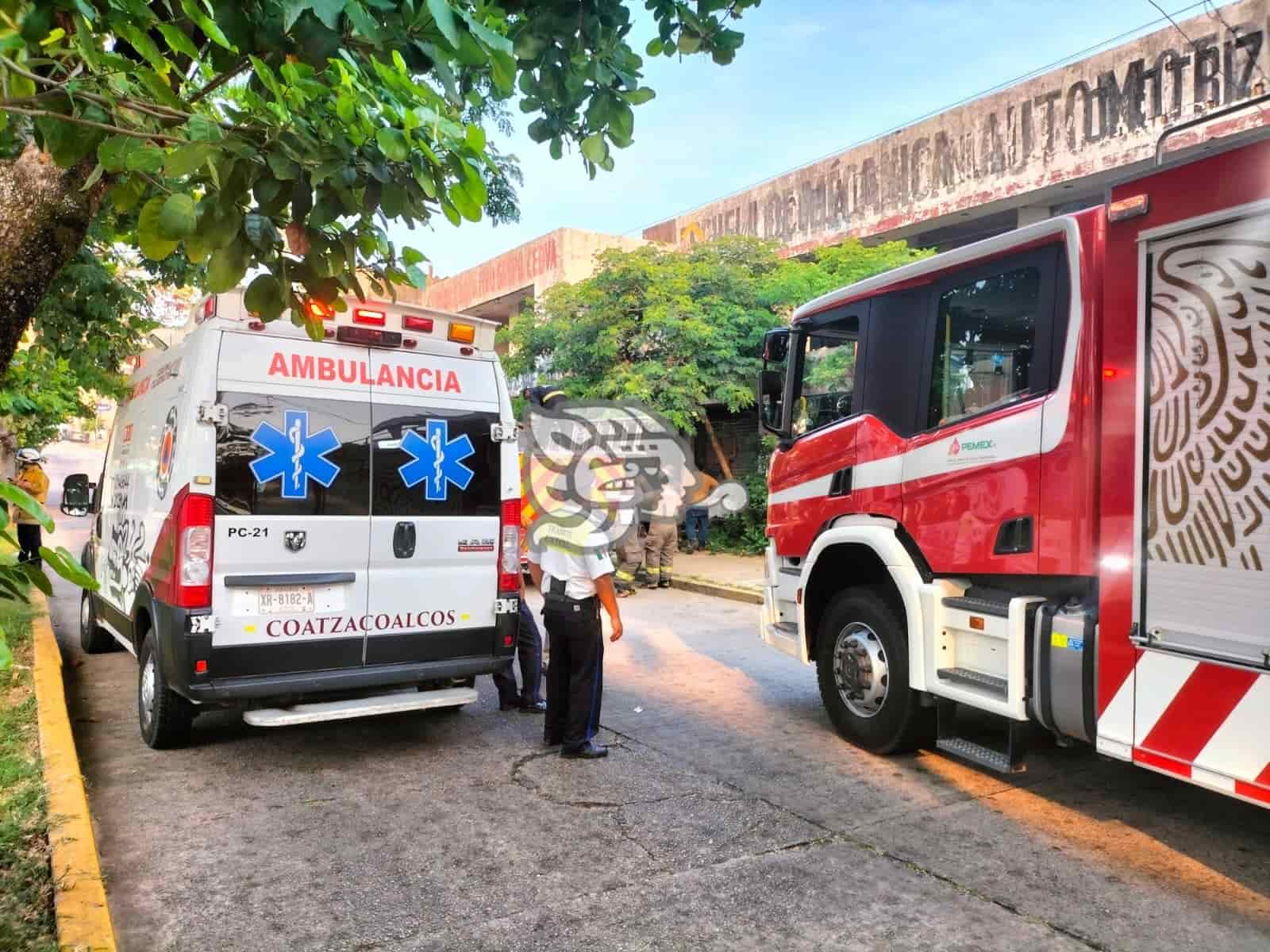 Registran incendio en edificio abandonado en Coatzacoalcos (+Video)