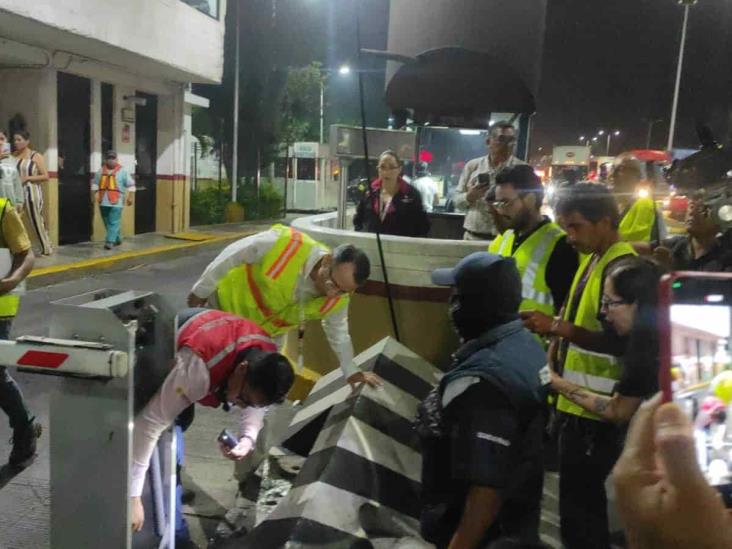 Caseta de Fortín de las Flores inicia el día sin cobros