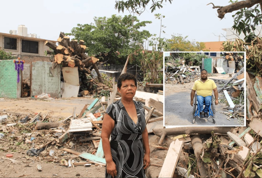 Atleta paralímpico perdió su casa por nortazo en Veracruz