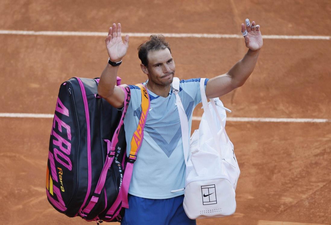 Anuncia Rafael Nadal baja para torneo de Roma