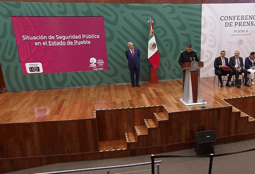 Sedena rinde informe de seguridad en Puebla