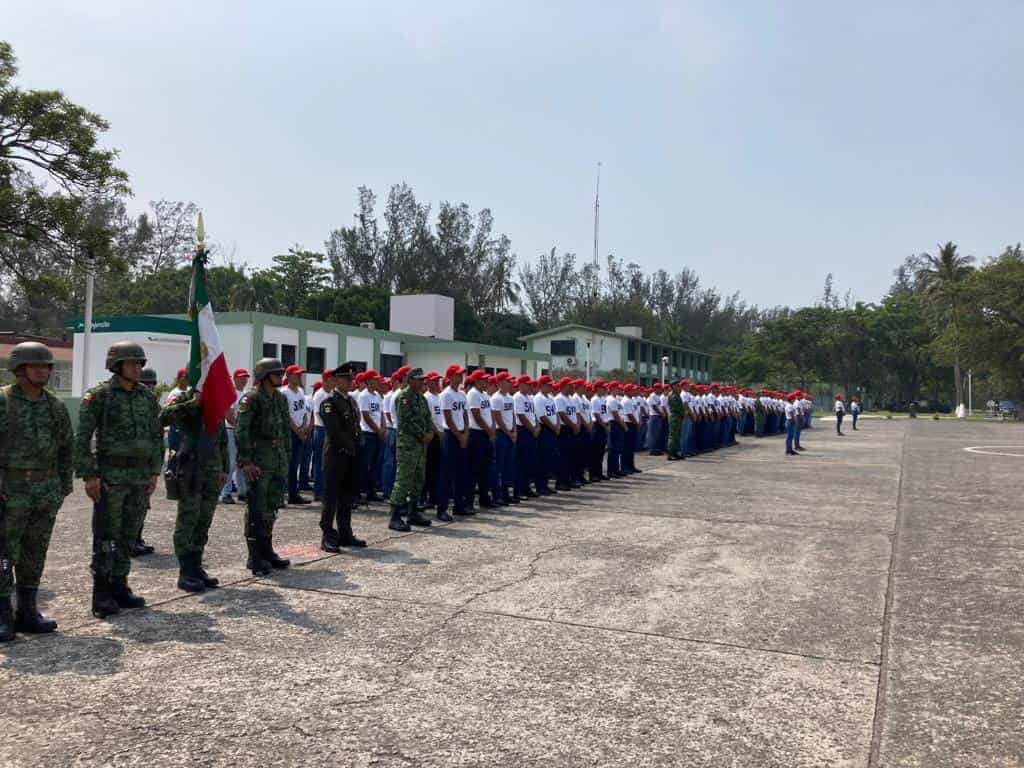 Inician Servicio Militar 268 jóvenes en región Veracruz-Boca del Río