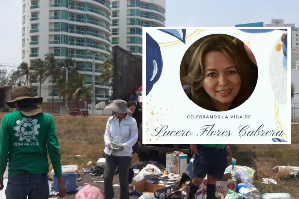Rinden homenaje a Lucero Flores, fundadora de Reciclemos y Ayudemos en Veracruz