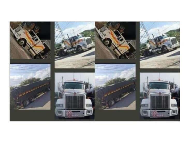 Roban tráiler de empresa acayuqueña en Puebla; solicitan apoyo para localizar la unidad