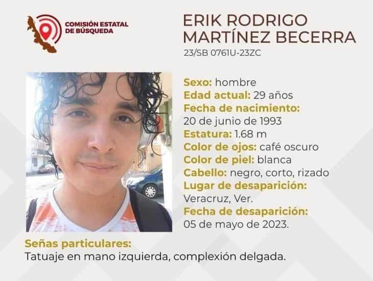 Erick Rodrigo desapareció hace 24 horas en Veracruz; urge su localización