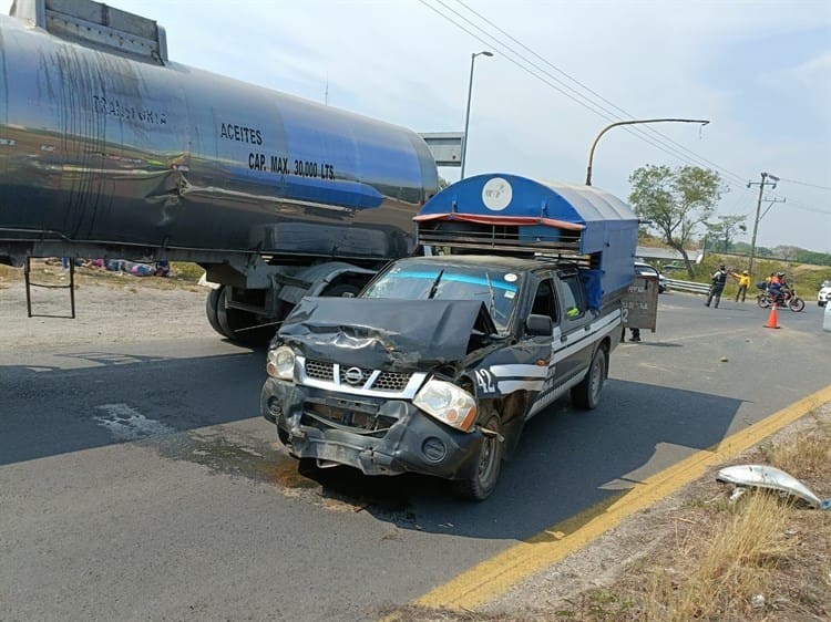 Brutal choque en la Sayula- Acayucan; hay 7 lesionados